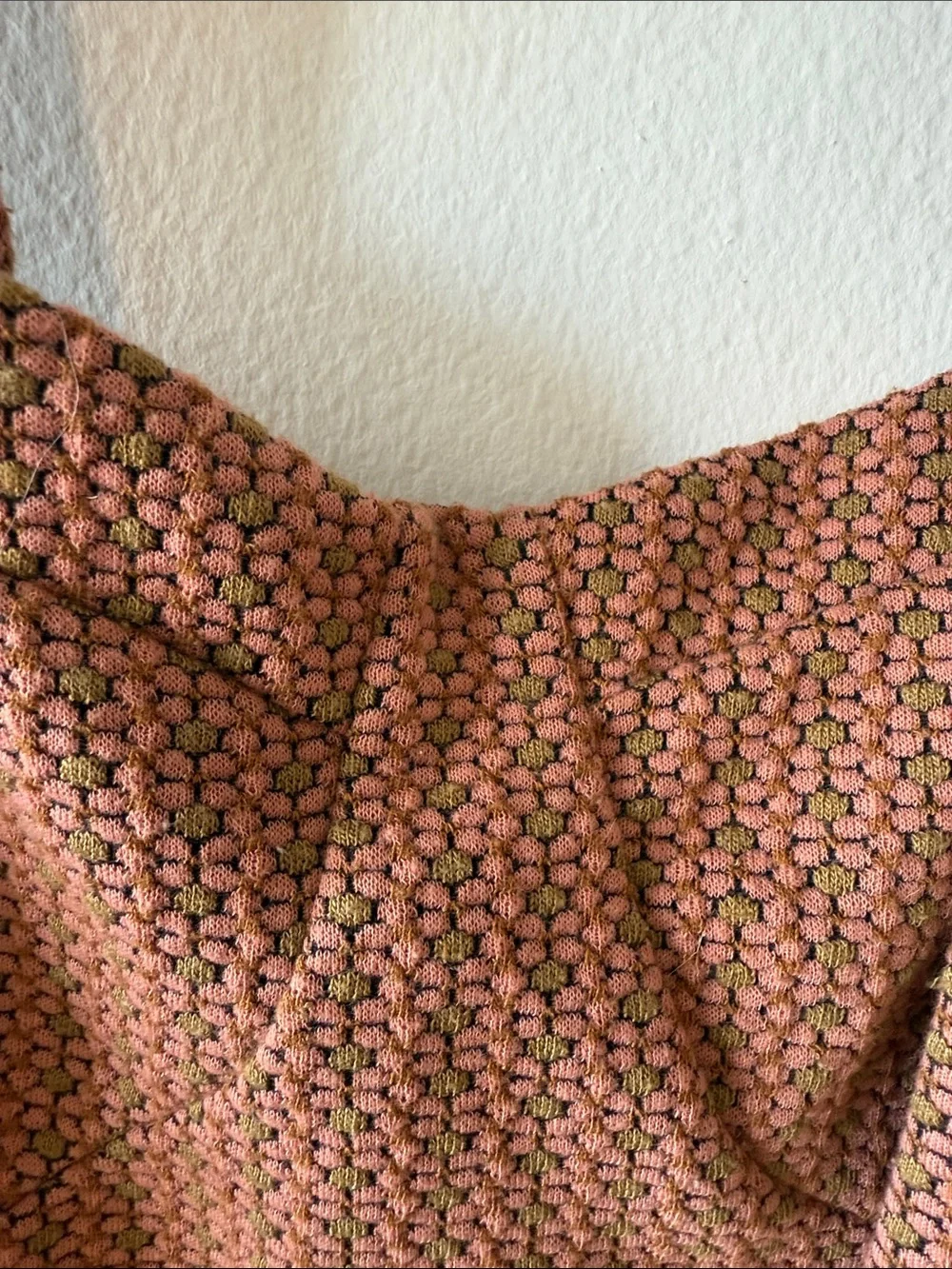 Free People Tie-Shoulder Sleeveless Top in Rust Floral